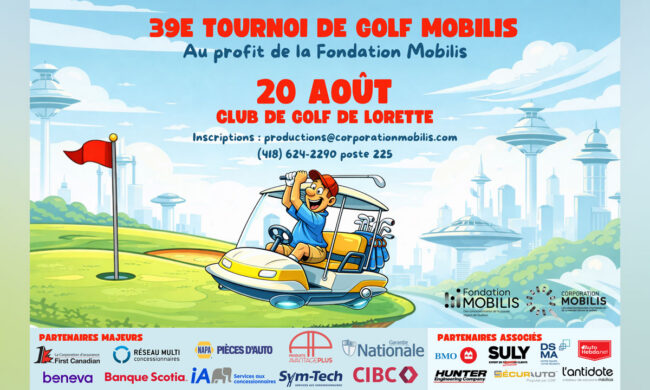 La Corporation Mobilis annonce les détails de son tournoi de golf annuel