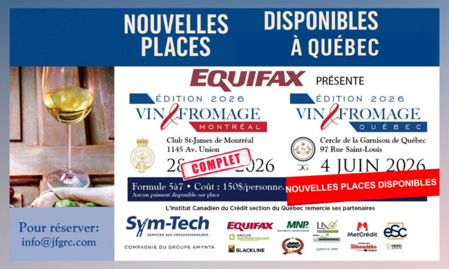Les soirées Vins et fromages de l’Institut canadien du crédit