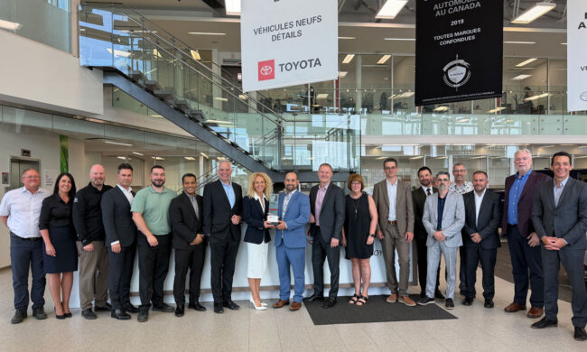 Ste-Foy Toyota lauréat du Prix du président de Toyota Canada