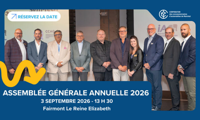 Assemblée générale annuelle de la Corporation des concessionnaires automobiles de Montréal (CCAM)