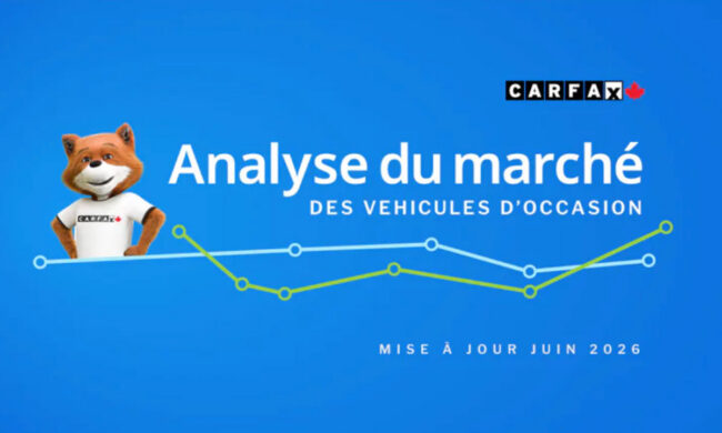 Analyse du marché selon CARFAX Canada