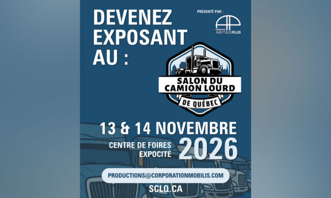 Le Salon du Camion lourd de Québec est de retour